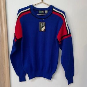 Vintage men’s medium ski sweater Color Block